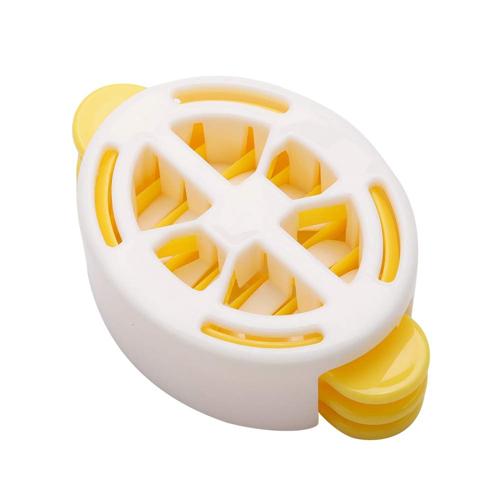 Egg Cutter with 3 Cutting Suitable for Fruits and Easy Dishwasher Ideal for Breakfast Suitable for Kiwi and Strawberries Modes, Hard-Boiled Eggs,