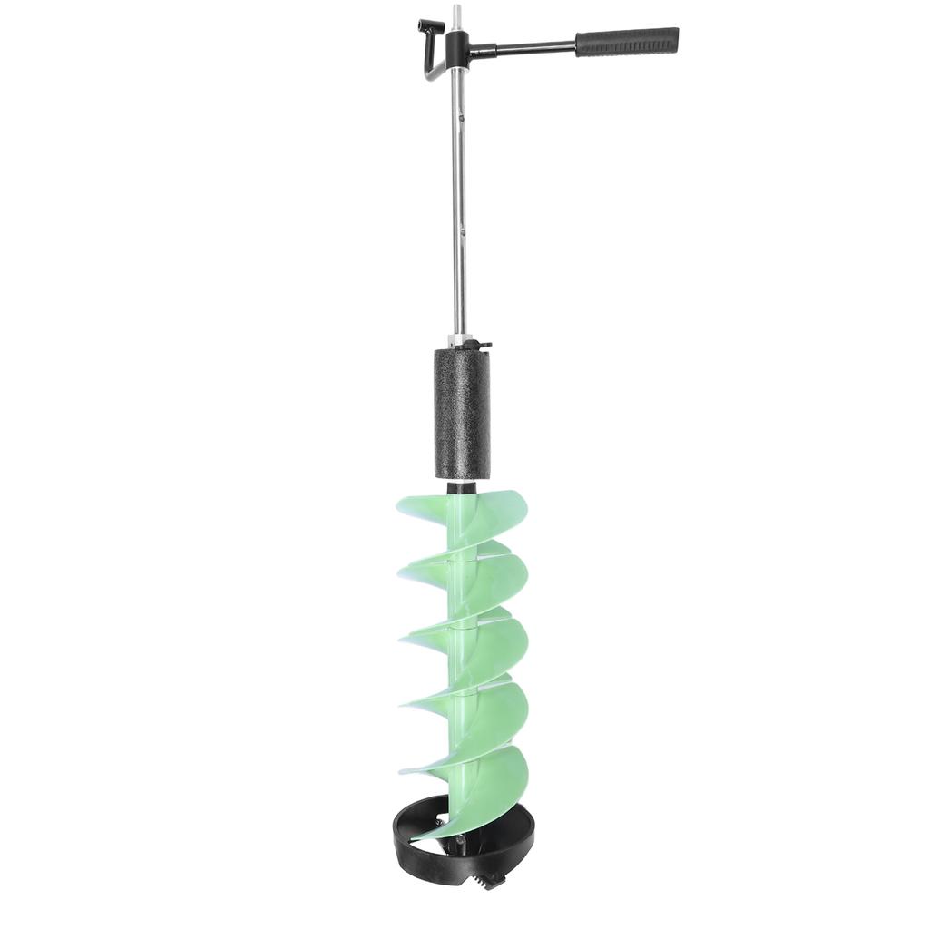 Бур для льда диаметром 8 дюймов и длиной 28 дюймов. Нейлоновый бур для льда с удлинителем длиной 70 см.