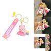 Creative Silicone Rainbow Pig Keychain Cute Cartoon Bag Accessory Perfect Gift Idea