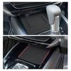 GAFAT Door Pocket Rubber Mats Center Console Silicone Tray for Honda Vezel Late Honda Interior Mats for and Vezel Custom Parts of (15 Pieces) & (1