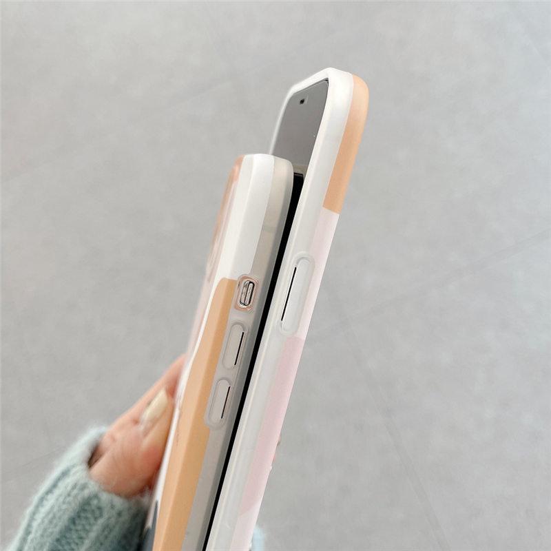 Чехол для телефона с абстрактной геометрией в стиле Ins для Iphone 12 13 11 Pro Max Xr Xs Max X 7 8 Plus Se 2 12pro 11 14 Pro, чехол с граффити