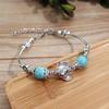 Handmade Yunnan Bracelet Women's Versatile Retro Colored Stone Bracelet Nepalese Characteristic Holiday Accessories