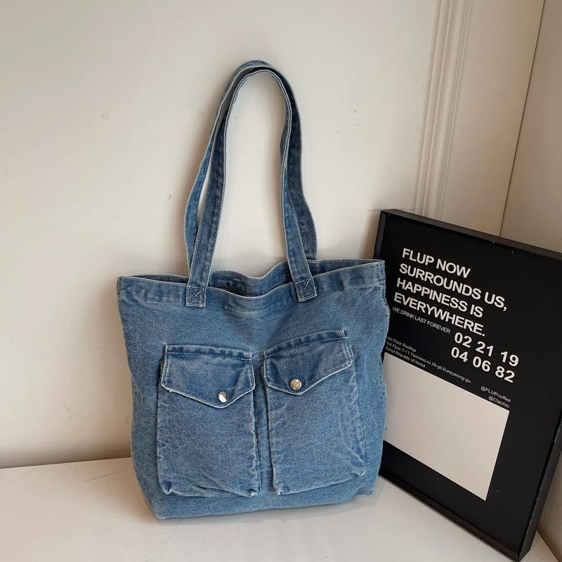 Foreign Style Simple Fashion Trend Casual Personality Large Capacity Tote Bag Summer New 2025 Women Shoulder Bag