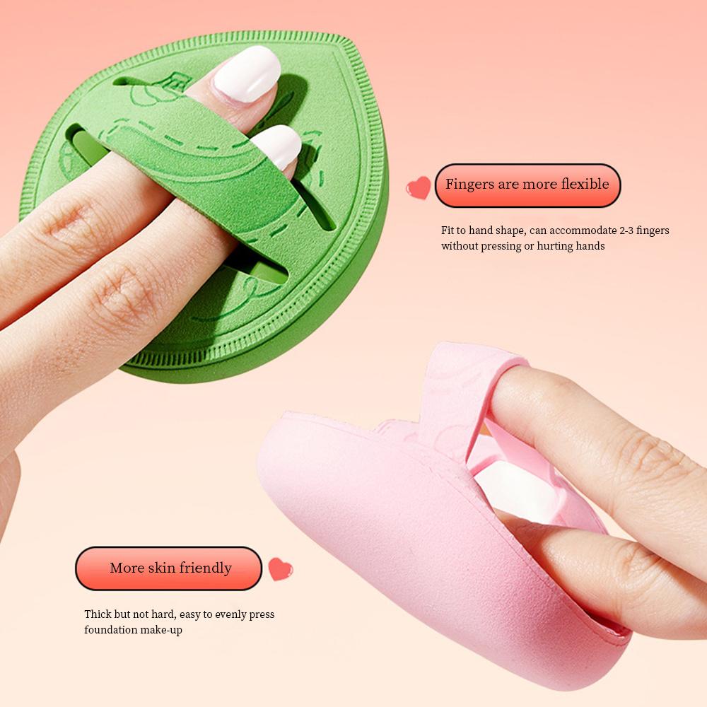 1/4 шт. Пуховка для тональной основы Супермягкая Air Cushion Блендер для макияжа Зефирная губка Влажное и сухое двойное использование Косметический аппликатор