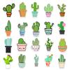 50 Green Plant Cactus Doodles Stickers Car Suitcase Water Cup Hand Tent Decoration Stickers
