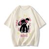 Summer new cartoon cute dog design short-sleeved T-shirt women's age reduction versatile casual loose short-sleeved top