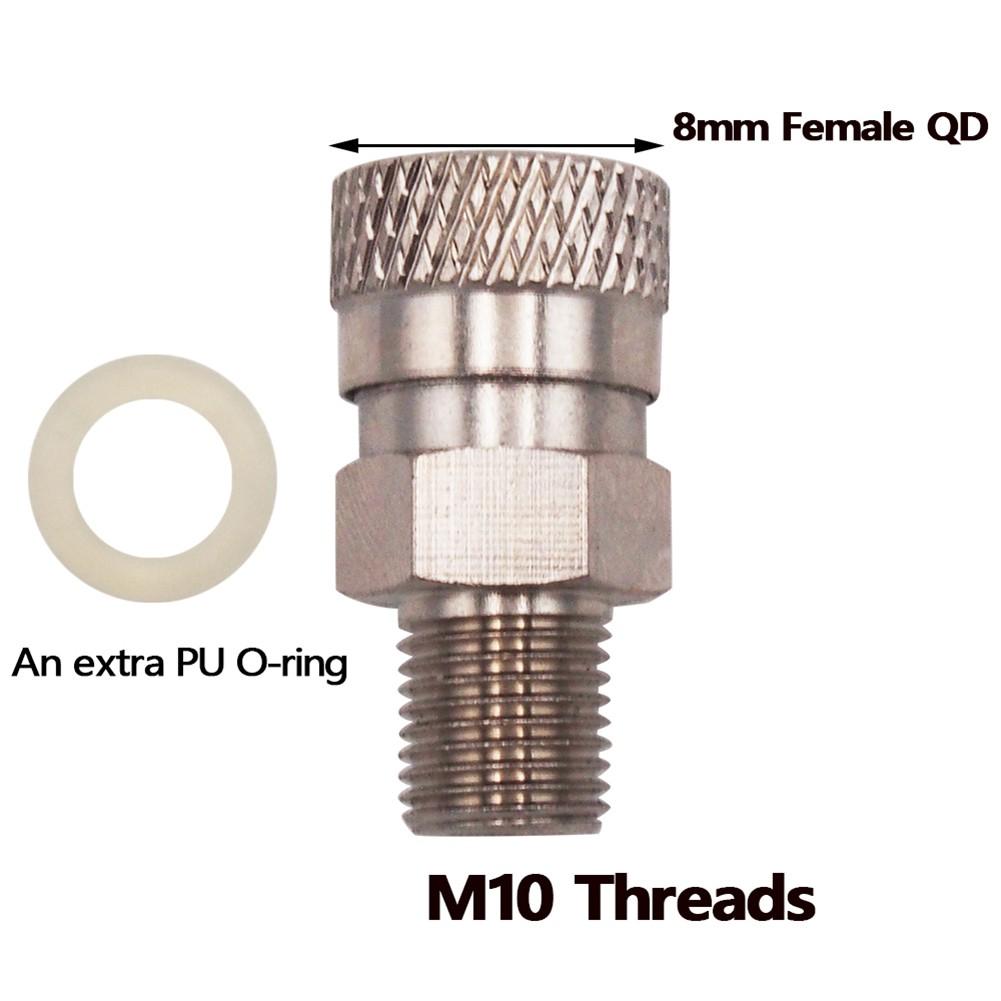 PCP Quick Release Coupler Accessories M10 Female Thread Socket