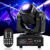 SEBRUANC 100W Moving Head LED Rotating DJ Light, 18-Face Prism Stage Light, High Brightness Stage Lighting with DMX512 & 12CH Sound Activated Mode, 7
