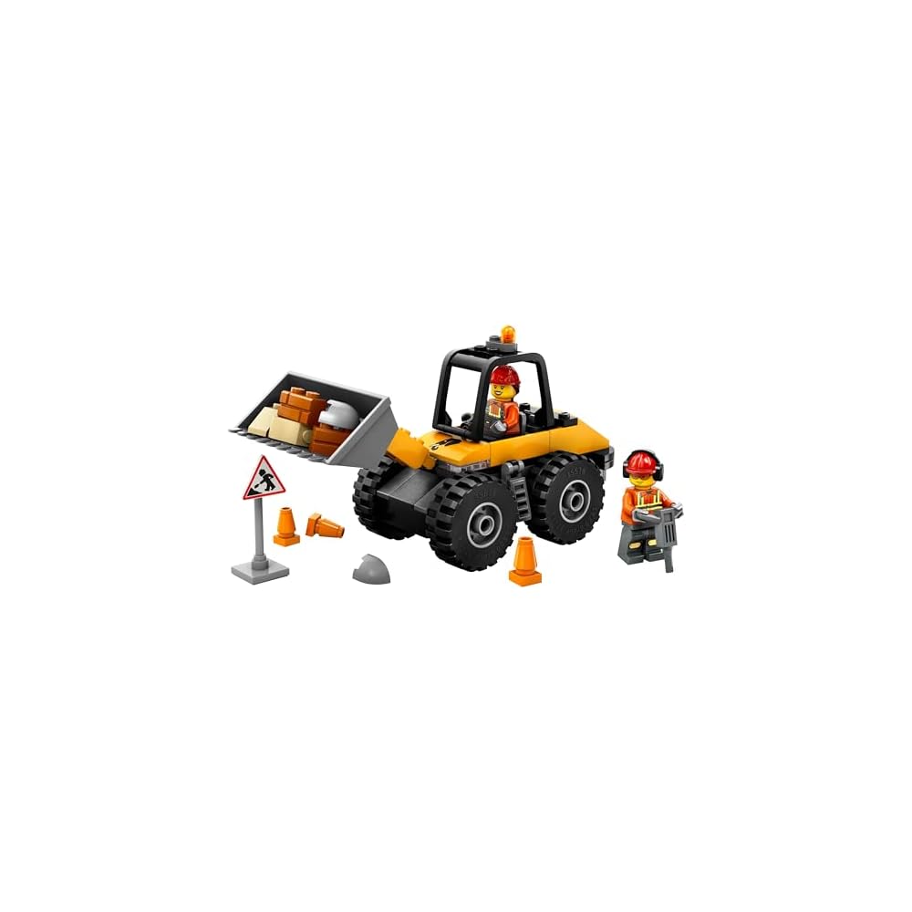 LEGO City Yellow Wheel Loader Toy 4-6 Years Educational Building Blocks Vehicle