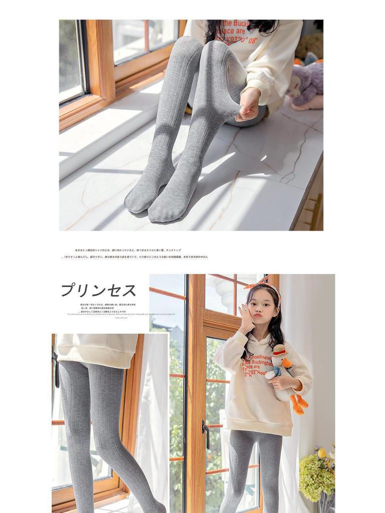 Spring & Autumn Cotton Striped Children's Dance Socks - No Pilling, High Elasticity, Durable Bottoming Socks