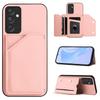 For Samsung Galaxy A54 5G Case Card Holder Kickstand Skin-Touch Phone Cover with Wrist Strap