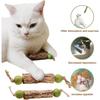 3 шт. Кошка Чистка Зубов Чисто Натуральная Кошачья Мята Кошачий Жевательный Зубная Паста Палочка Актинидия Плоды Актинидии Мататаби Кошачье Лакомство Палочка