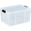 TRUSCO Clear Light Box, Storage Box, Storage Case, 35L, Transparent, TCR-02