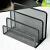 Multifunctional Desk Office File Holder Three-layer Mesh Desk Organizer  Business Card File