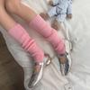 Straps Japanese JK College Vintage Hollow Stacked Socks Cover Millennial Spice Girls Lace Lace Up Splicing Calf Leg Cover