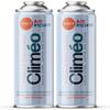 Climeo 3W1 2X400мл - Экологичный Хладагент + Герметик R1234Yf | Самостоятельное Обслуживание Кондиционера