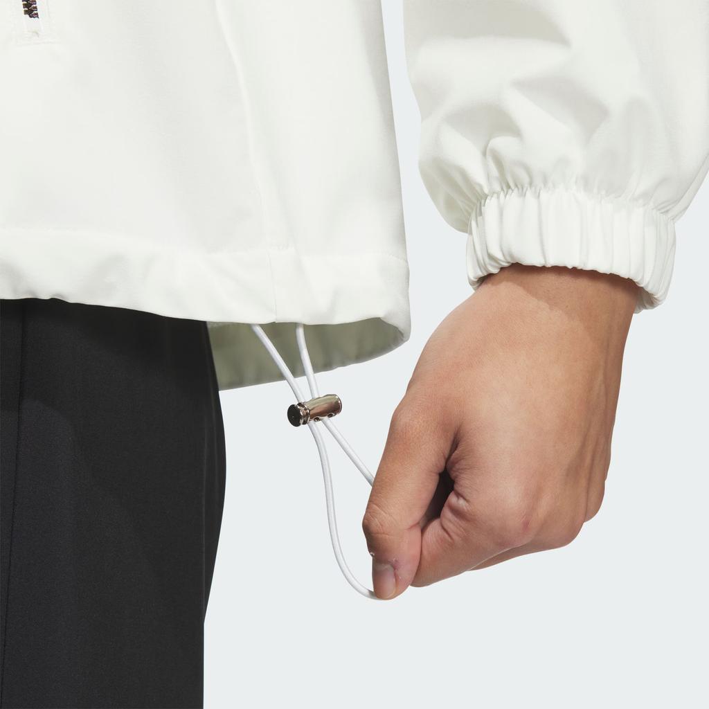 Adidas Tech Woven Outdoor Casual Sports Zip Hoodie Jacket Women Jackets Han-Jade-White JJ1127