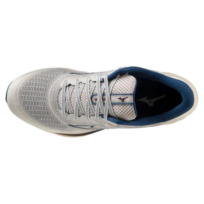 Mizuno Кроссовки Wave Rider 27 Low 'Молочно-белые синие' J1GC237505