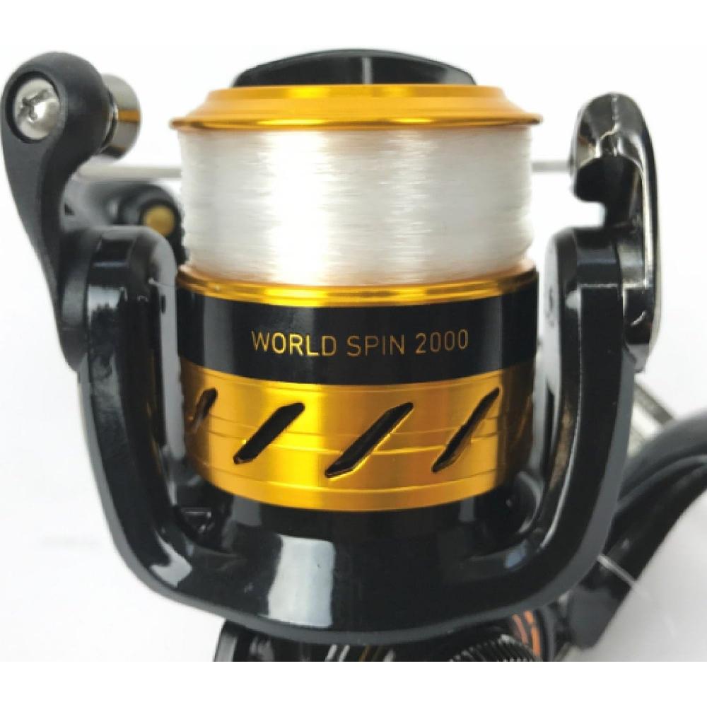 Daiwa Катушка для спиннинга Daiwa с нитью 17 World Spin 2017 модель 2000 3 100 м с нейлоновой леской