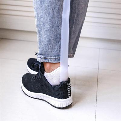 Пластиковый удлиненный рожок для обуви, помощник для ленивой обуви, обувь с длинной ручкой, подъемник