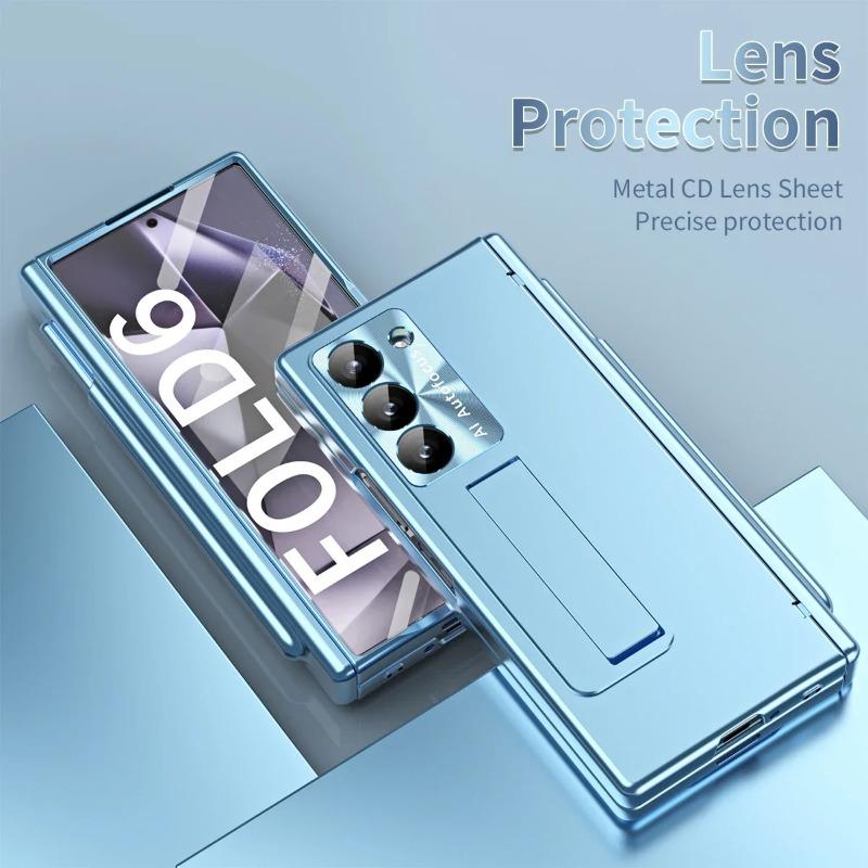 Чехол с сенсорной ручкой, магнитная броня, подставка, полная защита на 360 градусов, складной чехол для Samsung Galaxy Z Fold 6 5 4 3