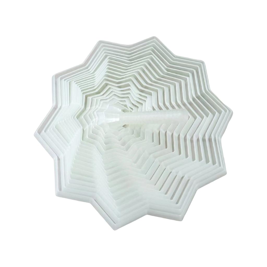 3D-печатная, складная многоугольная игрушка-антистресс, Спиральная башня Раздражающая звезда