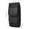 3,5-6,8-дюймовый телефон нейлоновый чехол для мобильного телефона с зажимом для ремня, чехол-кобура, поясная сумка для iPhone, Samsung Galaxy