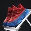 Fashion New Men's Sneakers Fashion Trend Color Blocked Lace Up Thick Bottom Height Increasing Sports Running Shoes Zapatos Para Hombres