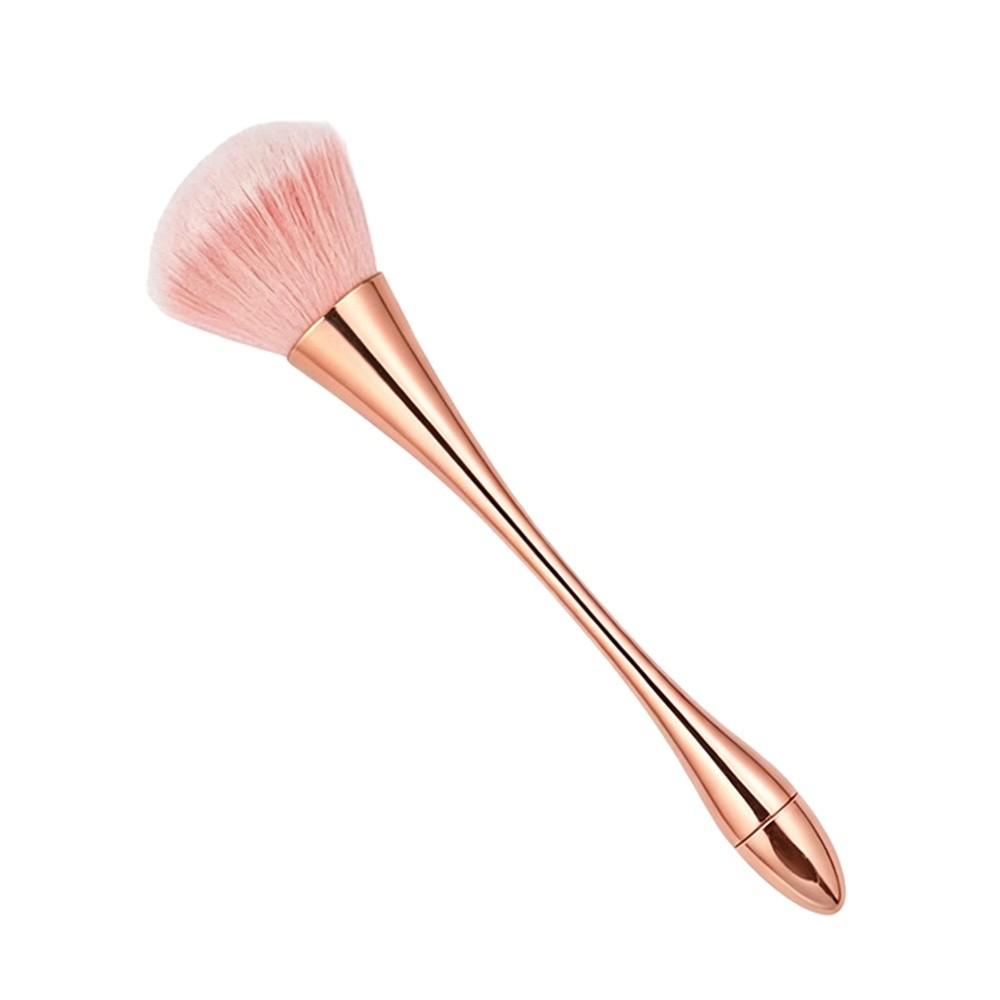 Ergonomic Comfort Handle Nail Dust Brush Acrylic Powder Leftover Quick Removal