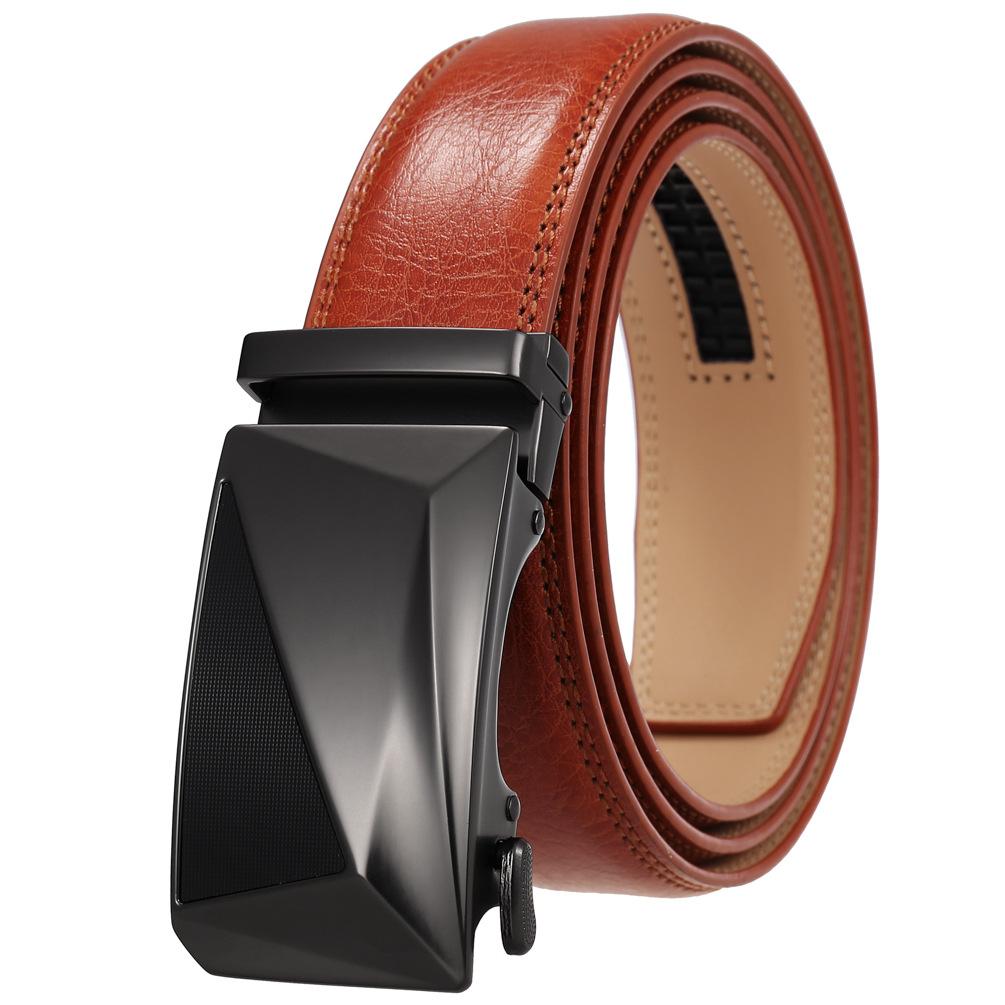 Ремень мужской, ремень с автоматической пряжкой, мужской ремень повседневный ремень Ly36-24983-1