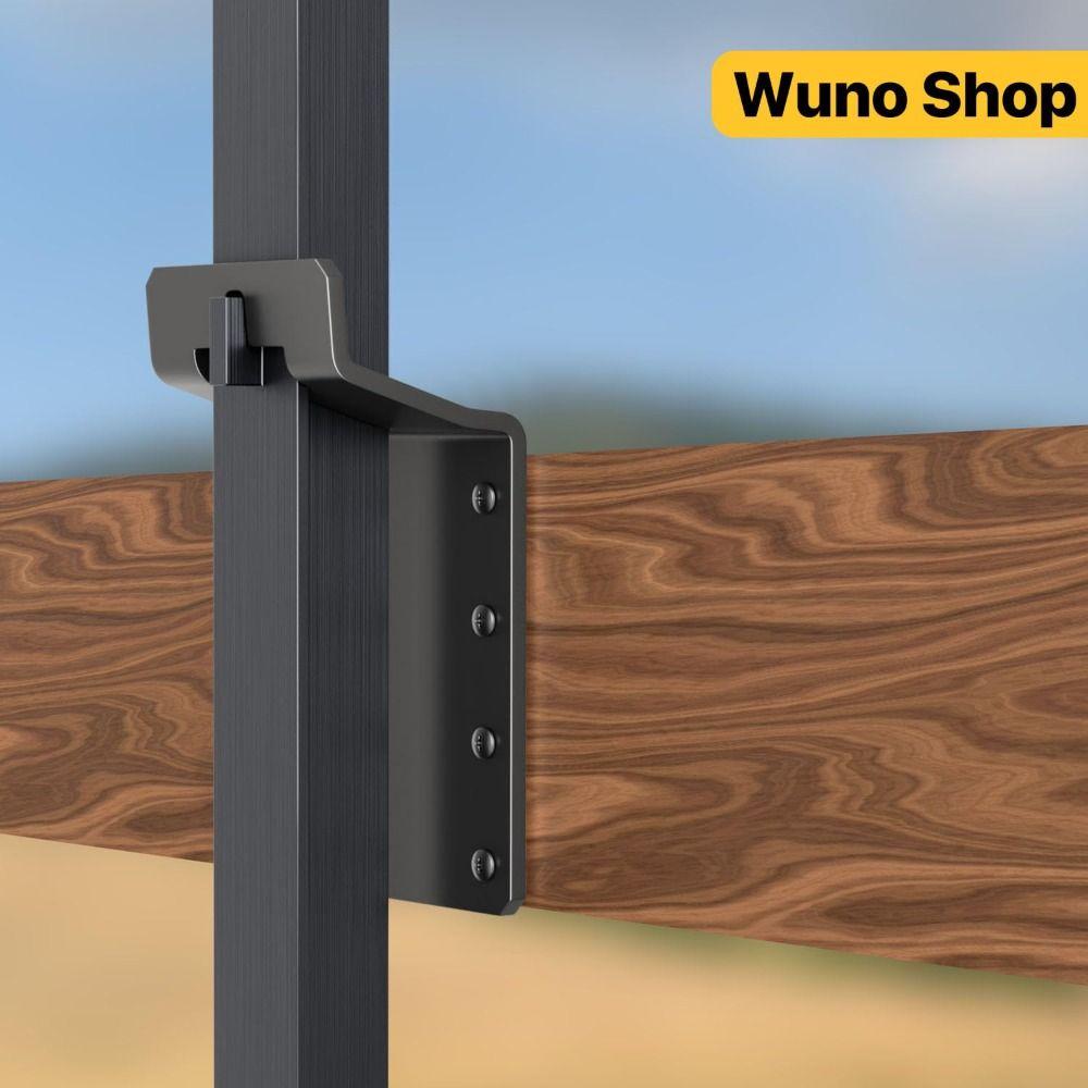 Sturdy 3 Inch T-Post Mounting Bracket Iron Sleek and Minimalist Design Vertical Mounting Bracket Convenient Support