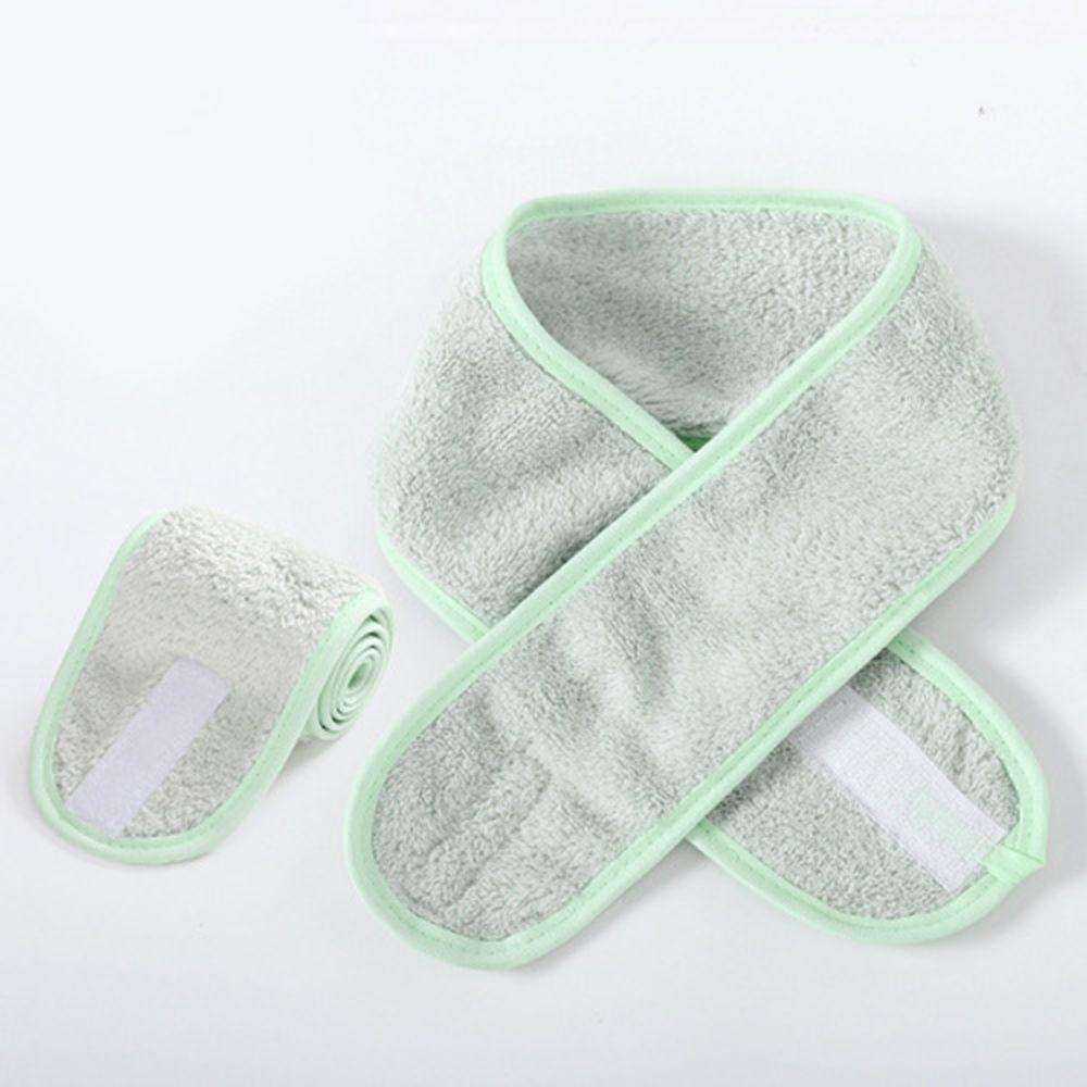 Women Bath Shower Cosmetic Hair Bands Wrap Adjustable Face Washing Makeup Headband Turban Soft Towel