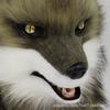 Halloween canine big bad wolf beast head hood and claw suit cos costume role play