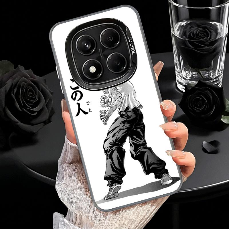 Baki the Grappler Anime Shockproof Phone Case for Xiaomi Redmi Note 15 14 13 12 Pro Plus 11 11S 11T 5G Cover Anti Fall Fundas