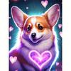 DIY алмазная живопись собака животное мозаика вышивка крестиком комплект со стразами настенный художественный декор 30x40 см/12x16 дюймов