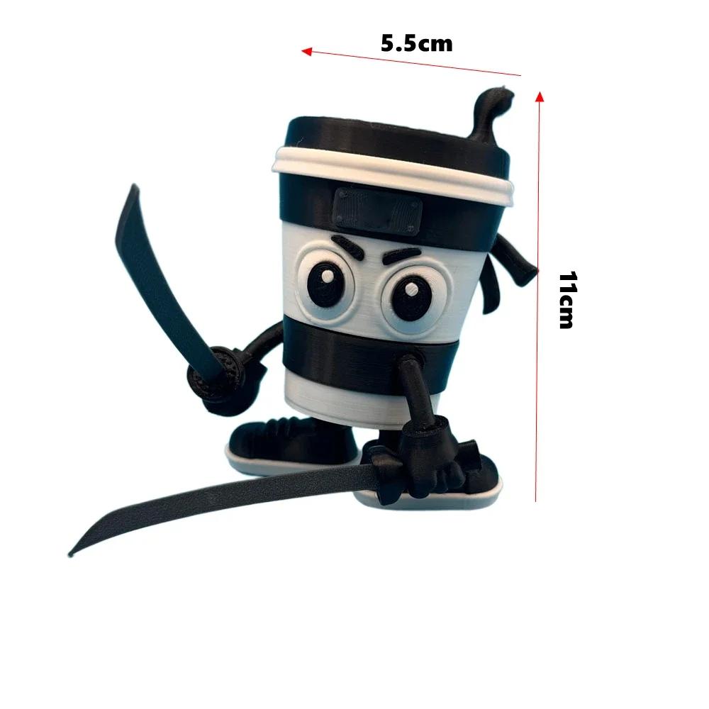 Tung Tung Tung Sahur Figure 3D Printed Toys Desktop Decoration Articulated Figure Ornament Funny Doll