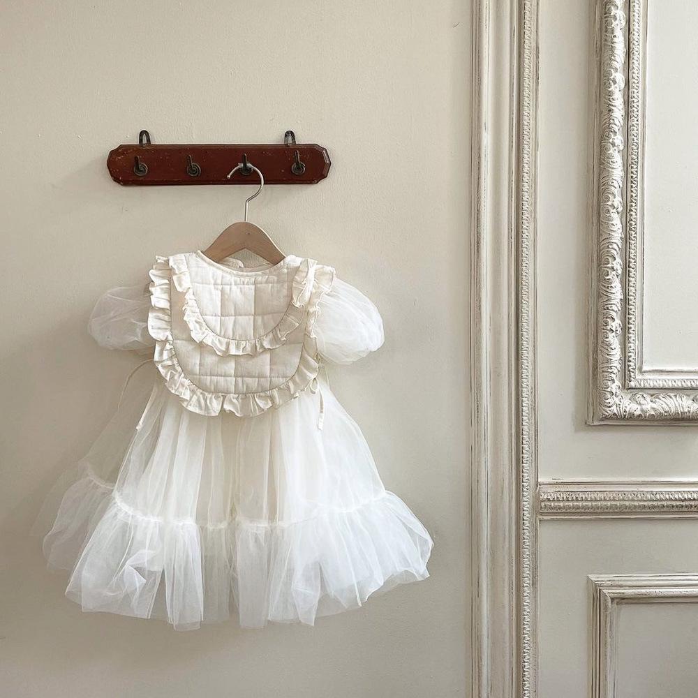 Лето 2024 Платье Маленькой Принцессы: Юбка-сетка для девочки на День защиты детей