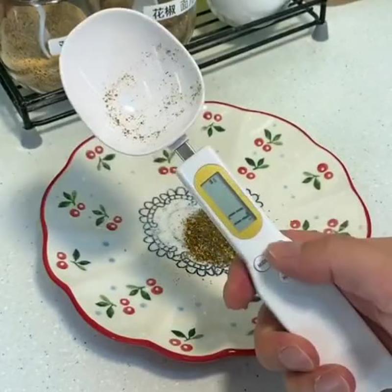 1 шт. ЖК-цифровая измерительная регулируемая ложка для взвешивания, кухонные весы, электронная мерная ложка, весы для кофейного порошка, весы для выпечки