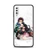 Чехол Demon Slayer Kimetsu No Yaiba для Samsung Galaxy A10s A40 A30 A20e A70 A10 Note 20 Ultra 10 A20s A50, черный мобильный телефон