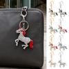 Keychain Pendant 2026 Year of Horse Mascot Good Luck Charm Key Chain Bags Backpacks Car Decoration Chinese New Year Gift