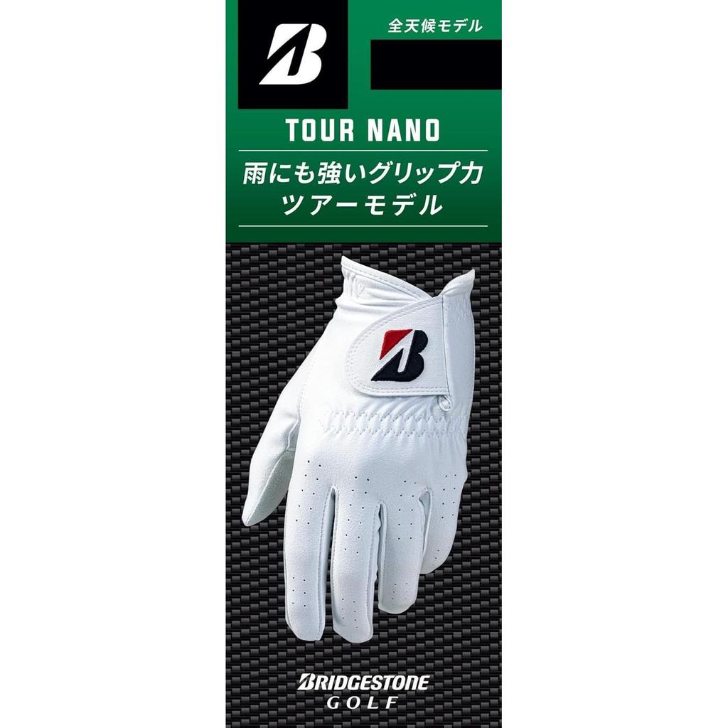 BRIDGESTONE перчатка для гольфа TOUR NANO мужская GL2509