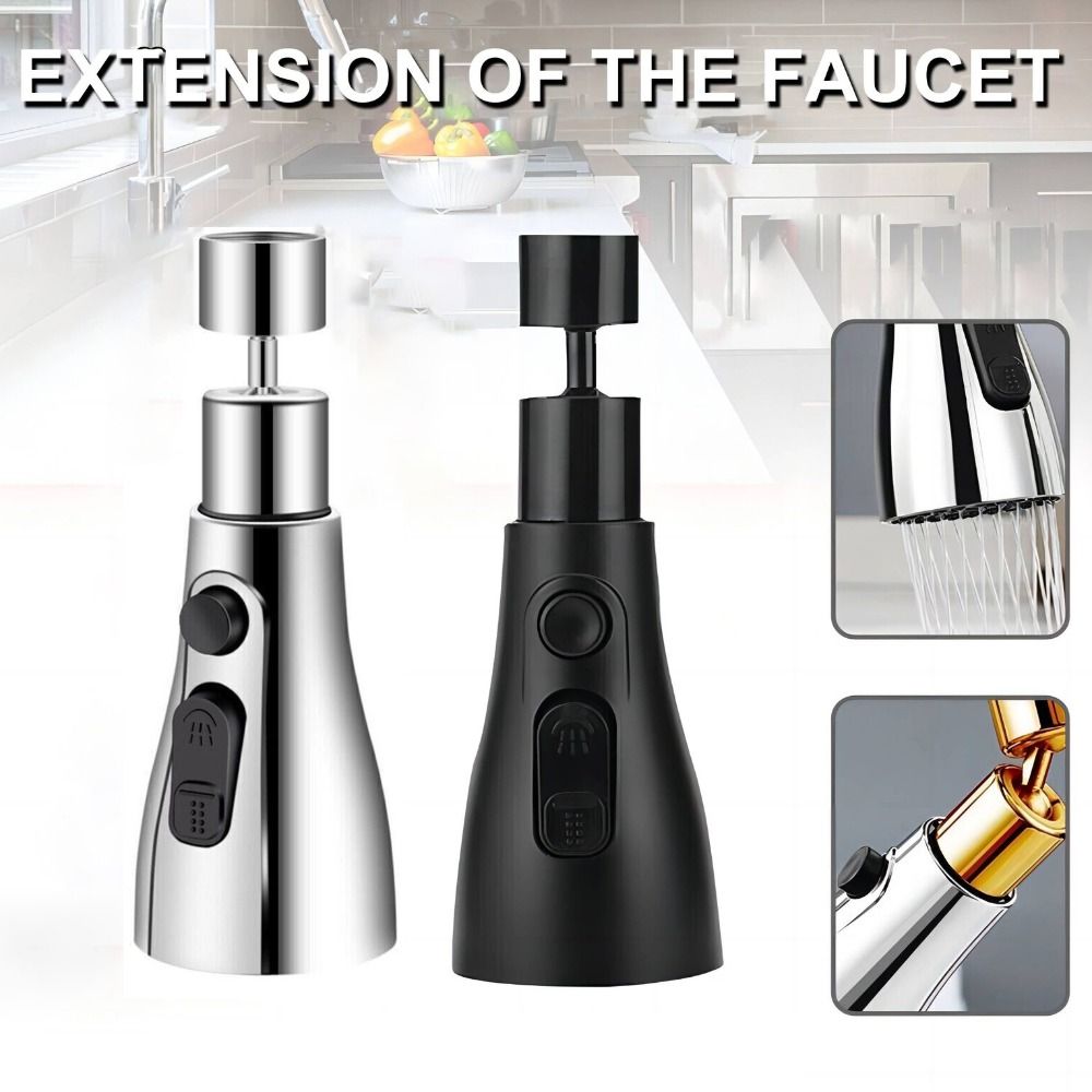 Многофункциональный распылитель для крана, поворотный на 360° носик для крана, регулируемый удлинитель для крана