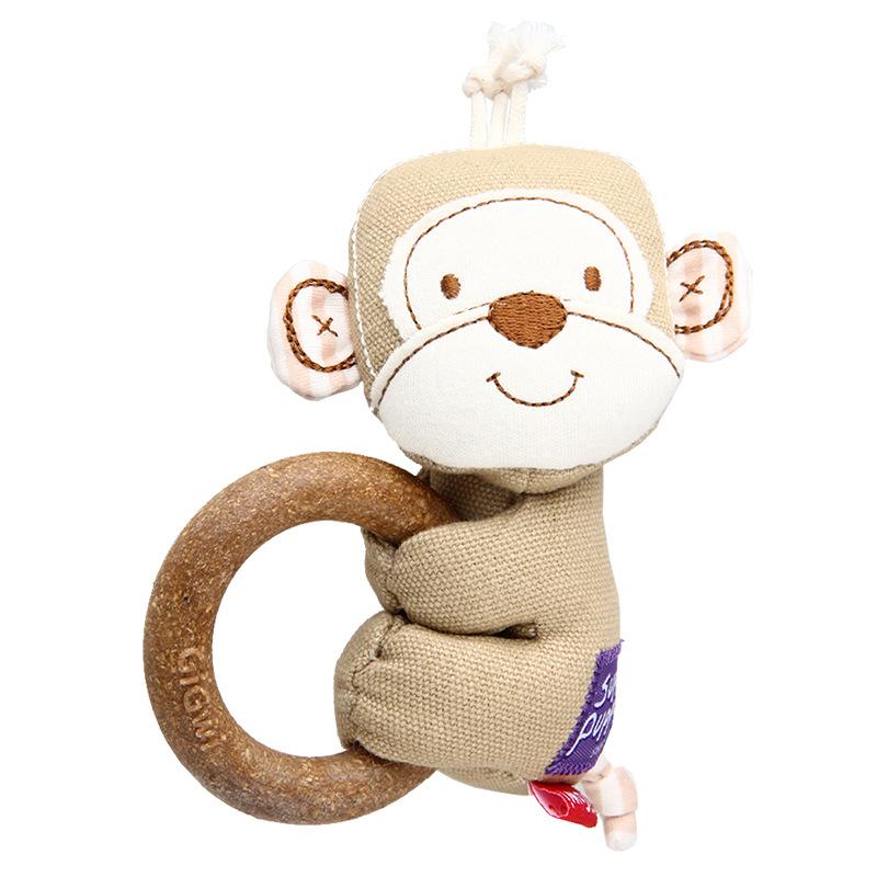 Hula Hoop  Monkey  Lion  Dog Toy  Wood Plastic Plush Canvas  Making Sounds To Relieve Boredom  Puppy Chewing
