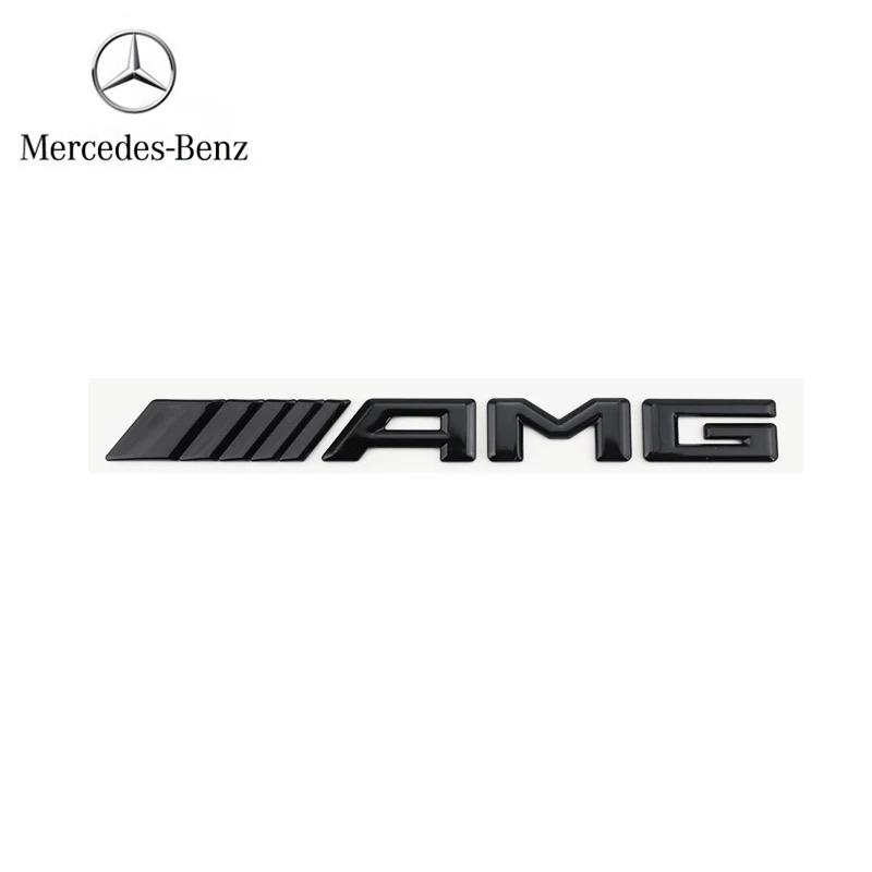For AMG Mercedes Benz A B C E G CLA W211 W203 W204 W210 accessories 1pcs 3D AMG Car Rear Trunk emblem Decal Letters Sticker AI1