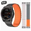 26 мм Магнитный силиконовый ремешок для Garmin Fenix 7X 7 Pro Fenix 6X 6 5X 5Plus Tactix 7 Forerunner 965 955 Enduro 2 Solo Loop