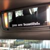 Car Stickers The Text You Are Beautiful Interior Decoration Rear View Mirror Fashion Stickers Creative Sport PVC Decals Parts