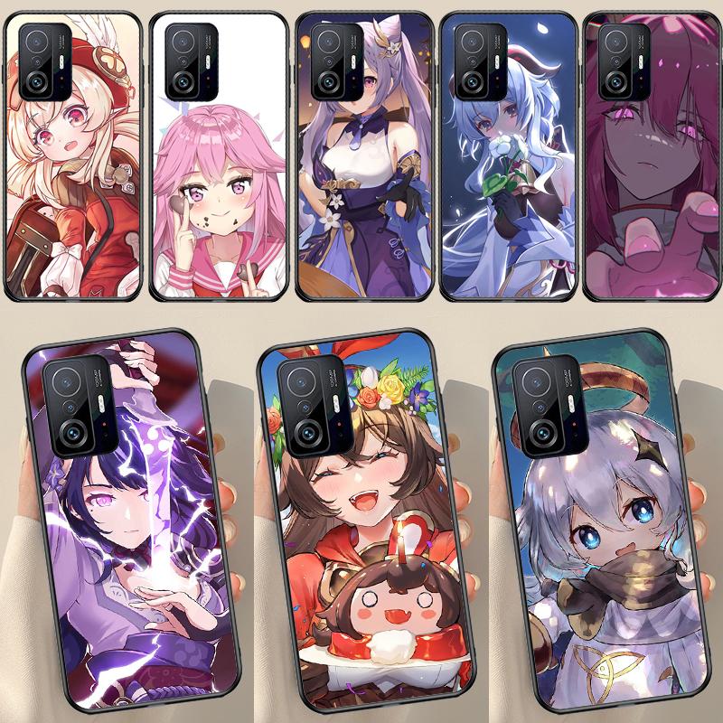 Горячая игра Genshin Impact для POCO X5 X3 F5 Pro X4 F4 GT M5s C40 F3 чехол для Xiaomi 13 Lite 12 11T 12T Pro 12X чехол