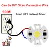 Y32 5pcs Chip COB LED Lamp LED Lamp Bulb 220V IP65 Input Smart IC For DIY LED Flood Light Spotlight Real Power 3W 5W 7W 10W 12W