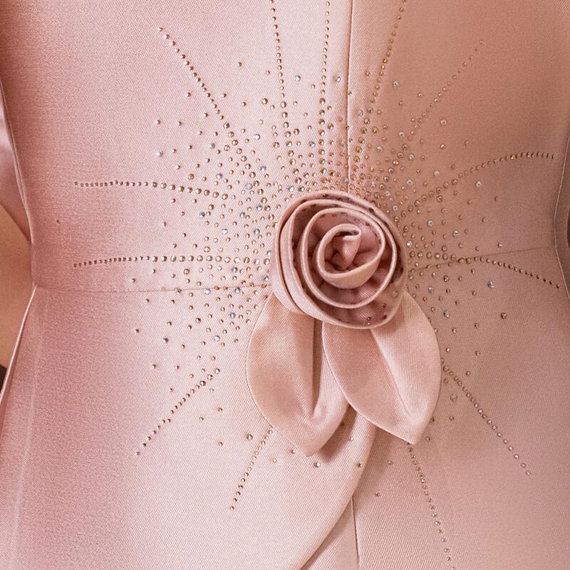 Элегантное платье для матери невесты/жениха, имитирующее двойку