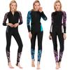 Diving Suit Women's One-piece Sunscreen Long-sleeved Swimsuit Snorkeling Suit Slim Surf Suit